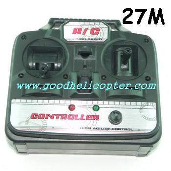 HuanQi-823-823A-823B helicopter parts transmitter (27M) - Click Image to Close